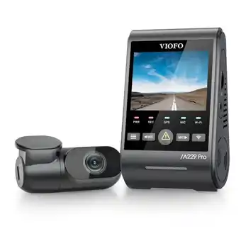 ANWB Viofo A229 Pro 2CH 4K Wifi GPS dashcam Zwart aanbieding