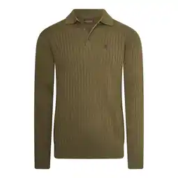 ANWB Cappuccino Italia Heren Massa Knit Polo Groen aanbieding