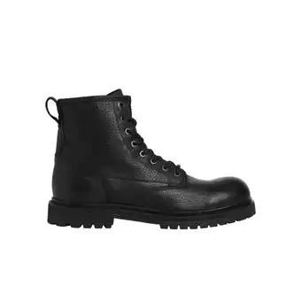 ANWB Jack & Jones Heren Buckley Leather Boot Zwart aanbieding