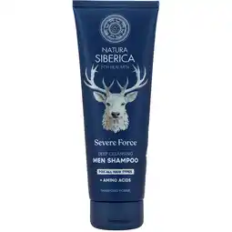 Holland & Barrett Natura Siberica Men Severe Force Deep Cleansing Shampoo - 200ml aanbieding