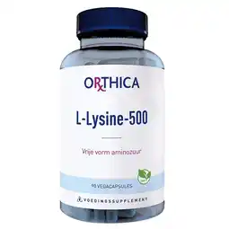 Holland & Barrett Orthica L-Lysine 500 - 90 capsules aanbieding