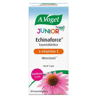 Holland & Barrett A.Vogel Echinaforce Junior Met Vitamine C (80 Kauwtabletten) aanbieding