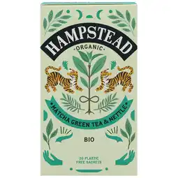 Holland & Barrett Hampstead Tea Groene Thee Matcha & Brandnetel - 20 theezakjes aanbieding