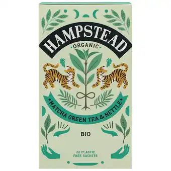 Holland & Barrett Hampstead Tea Groene Thee Matcha & Brandnetel - 20 theezakjes aanbieding