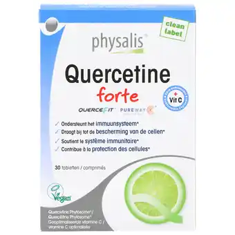 Holland & Barrett Physalis Quercetine Forte - 30 tabletten aanbieding