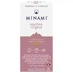 Holland & Barrett MINAMI Omega-3 MorDHA Original - 60 softgels aanbieding