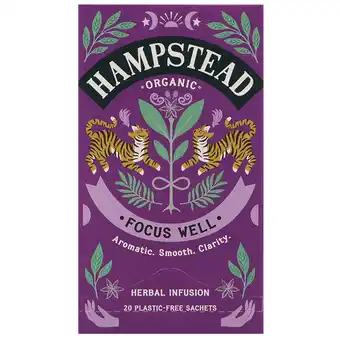 Holland & Barrett Hampstead Tea Focus Well - 20 theezakjes aanbieding