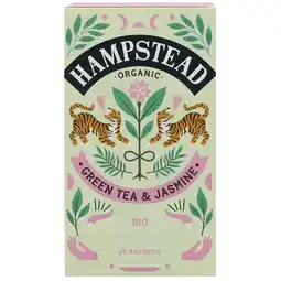 Holland & Barrett Hampstead Tea Groene Thee & Jasmijn - 20 theezakjes aanbieding