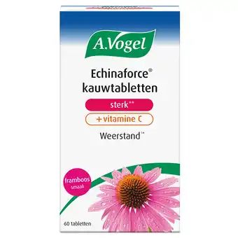 Holland & Barrett A.Vogel Echinaforce Sterk Met Vitamine C - 60 kauwtabletten aanbieding