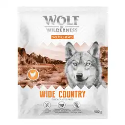 Zooplus Voordeelpakket: 3x500g Wolf of Wilderness kippenmaagjes Wide Country hondensnacks aanbieding