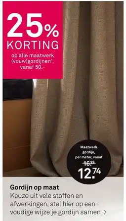 Karwei Gordijn op maat aanbieding