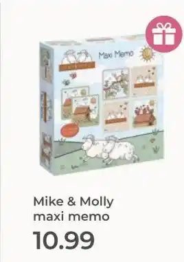 Prenatal Mike & Molly maxi memo aanbieding