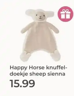 Prenatal Happy Horse knuffel- doekje sheep sienna aanbieding