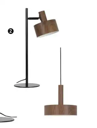 Karwei vtwonen lampenserie Woody Tafellamp of Hanglamp aanbieding