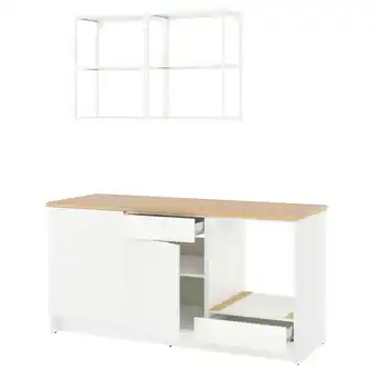 IKEA Knoxhult Keuken, wit, 180x61x220 cm aanbieding