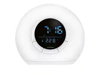 Lidl GRUNDIG Wake up light met radio aanbieding