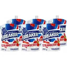 Jumbo Melkunie Breaker Original Yoghurt Aardbei 6 x 200 g aanbieding