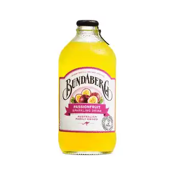 PLUS Bundaberg Passionfruit sparkling aanbieding