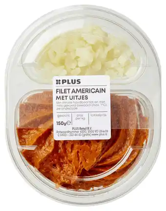 PLUS PLUS Filet americain met ui aanbieding