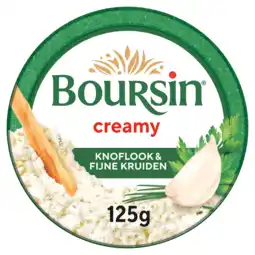 PLUS Boursin Zacht & romig knoflook & kruiden aanbieding