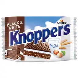 PLUS Knoppers Wafel Black & White 5-pack aanbieding
