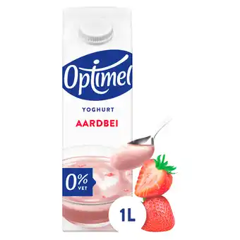 PLUS Optimel Yoghurt aardbei 0% vet aanbieding