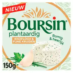 PLUS Boursin Plantaardig Knoflook & kruiden aanbieding