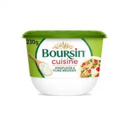 PLUS Boursin Cuisine knoflook&fijne kruiden aanbieding
