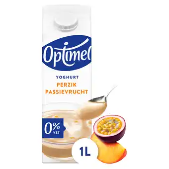 PLUS Optimel Yoghurt perzik 0% vet aanbieding