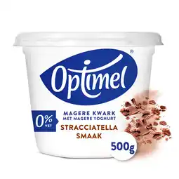 PLUS Optimel Magere kwark stracciatella aanbieding