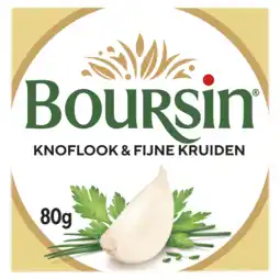 PLUS Boursin Roomkaas knoflook & kruiden aanbieding