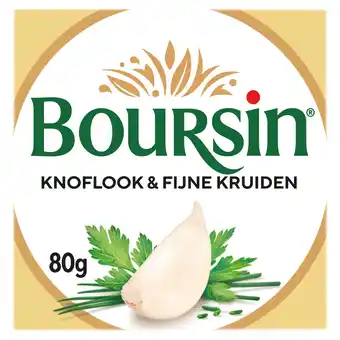 PLUS Boursin Roomkaas knoflook & kruiden aanbieding