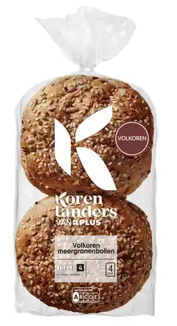 PLUS PLUS Korenlanders Volkoren meergranen bollen aanbieding