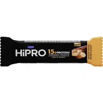 PLUS HIPRO protein bar pindakaas banaan aanbieding