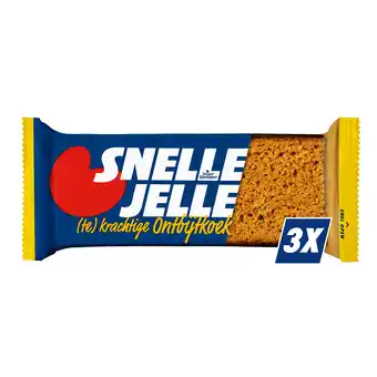 PLUS Snelle Jelle Ontbijtkoek 3pk aanbieding