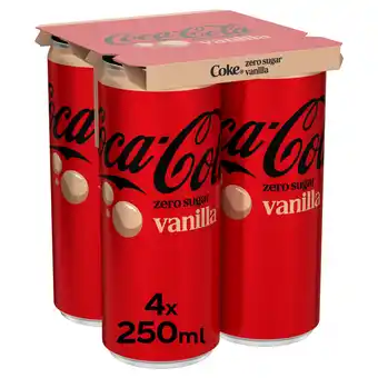 PLUS Coca-Cola Zero sugar vanilla aanbieding