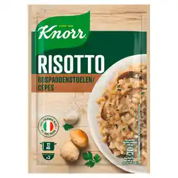 PLUS Knorr Risotto Bospaddenstoelen aanbieding