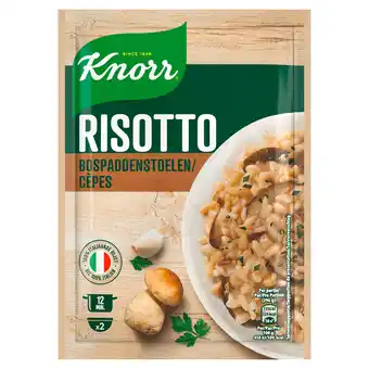 PLUS Knorr Risotto Bospaddenstoelen aanbieding