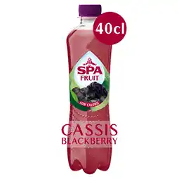 PLUS Spa Fruit sparkling cassis blackberry aanbieding