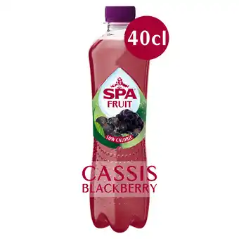 PLUS Spa Fruit sparkling cassis blackberry aanbieding