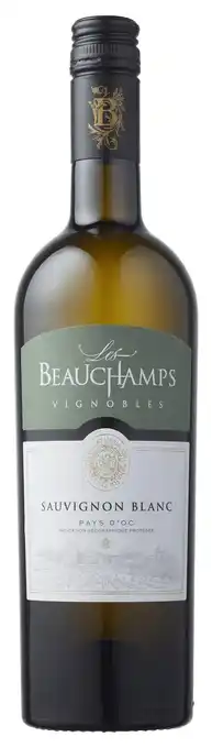 PLUS Les Beauchamps Sauvignon Blanc aanbieding