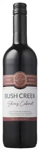 PLUS Bush Creek Shiraz Cabernet aanbieding
