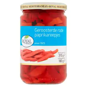 PLUS Royal Geroosterde rode paprika strips aanbieding