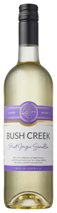 PLUS Bush Creek Pinot Grigio Semillon aanbieding