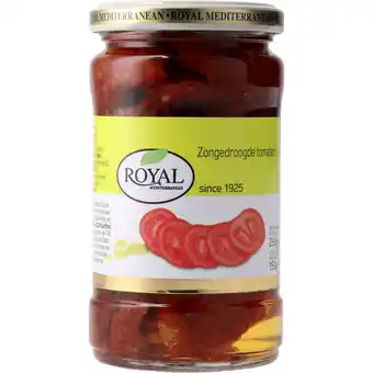 PLUS Royal zongedroogde tomaten in olie aanbieding