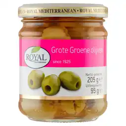 PLUS Royal Grote Groene olijven aanbieding