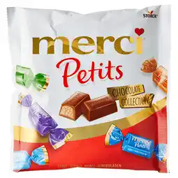 PLUS Merci Petits chocolate collection aanbieding