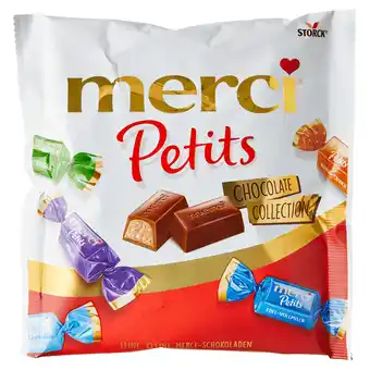 PLUS Merci Petits chocolate collection aanbieding