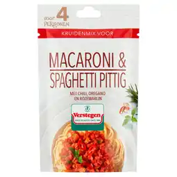 PLUS Verstegen Mix voor Mac/spaghetti pittig 4 pers aanbieding