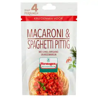 PLUS Verstegen Mix voor Mac/spaghetti pittig 4 pers aanbieding